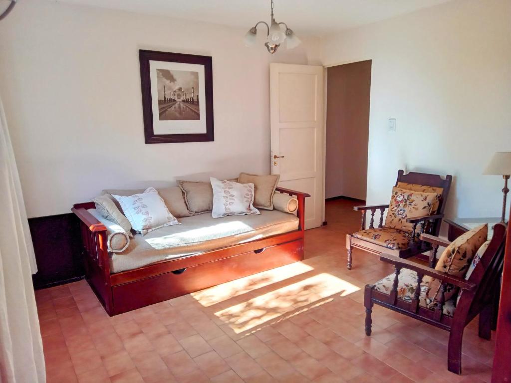 Χώρος καθιστικού στο Departamento Plaza Centro