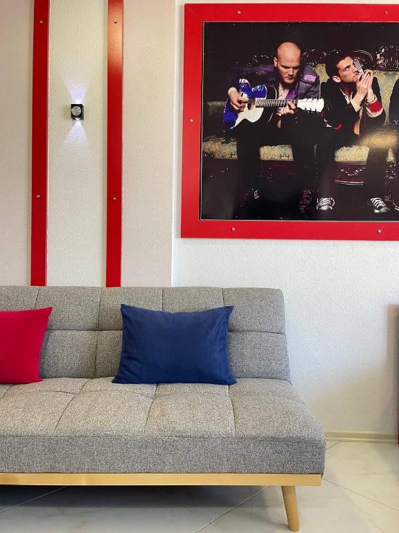 Posezení v ubytování Rock Hotel First Line