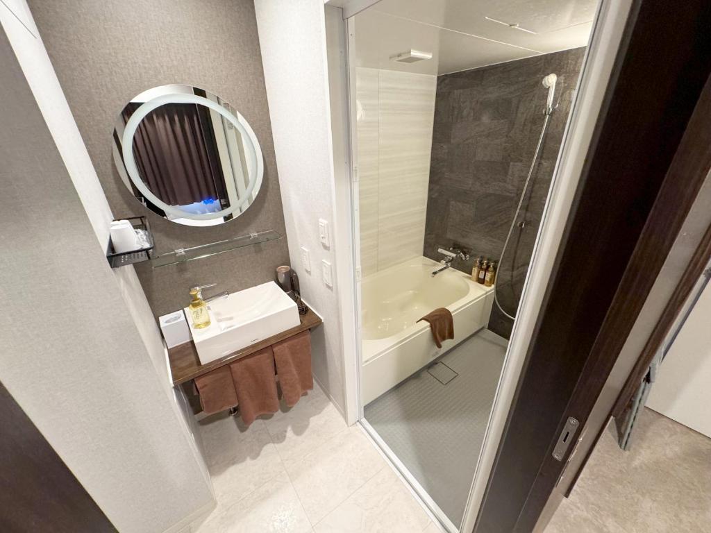 Koupelna v ubytování RE Hotel 谷町9丁目2