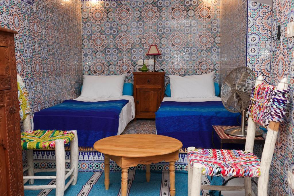 Postel nebo postele na pokoji v ubytování Maison Imane Marrakech
