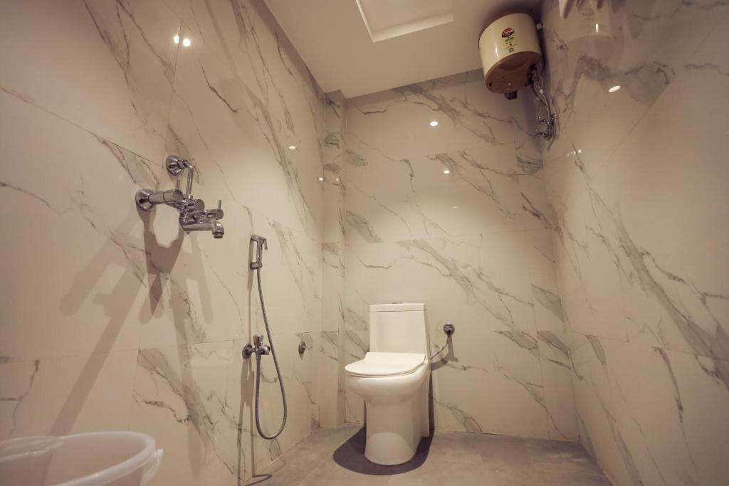 Koupelna v ubytování Hotel VANSHIVAT