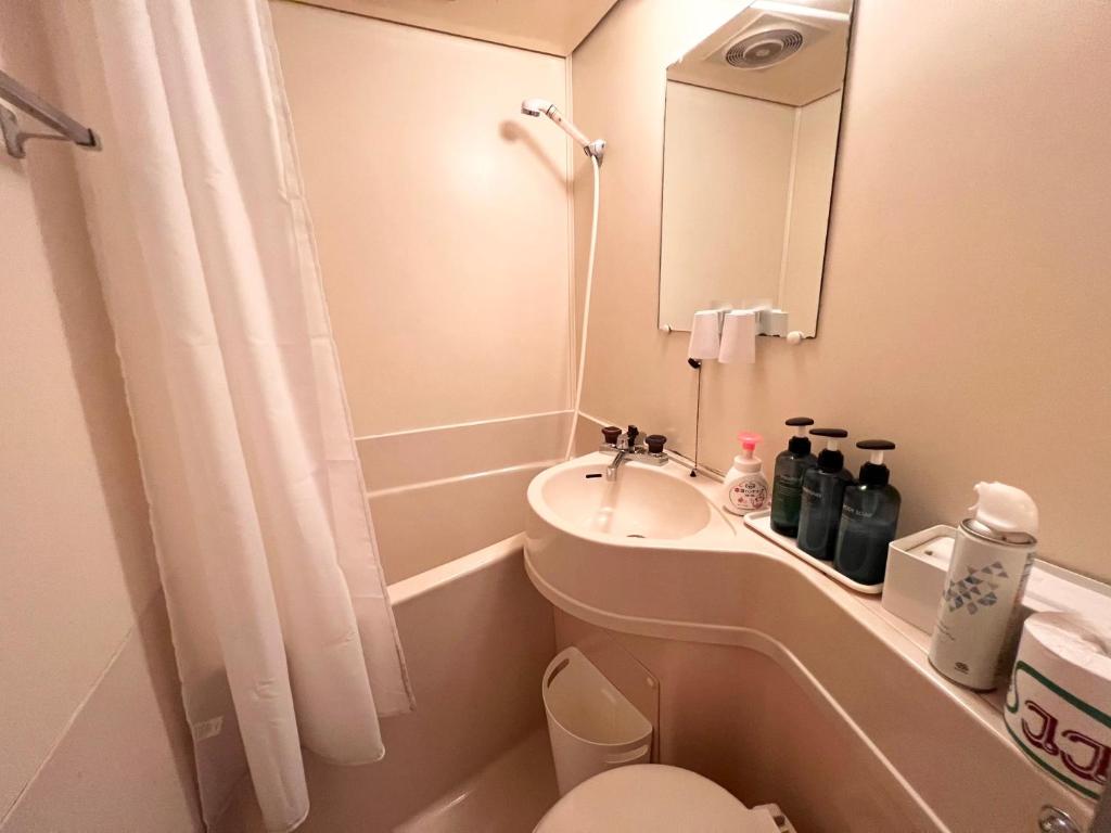 Koupelna v ubytování ALBERGO del otto