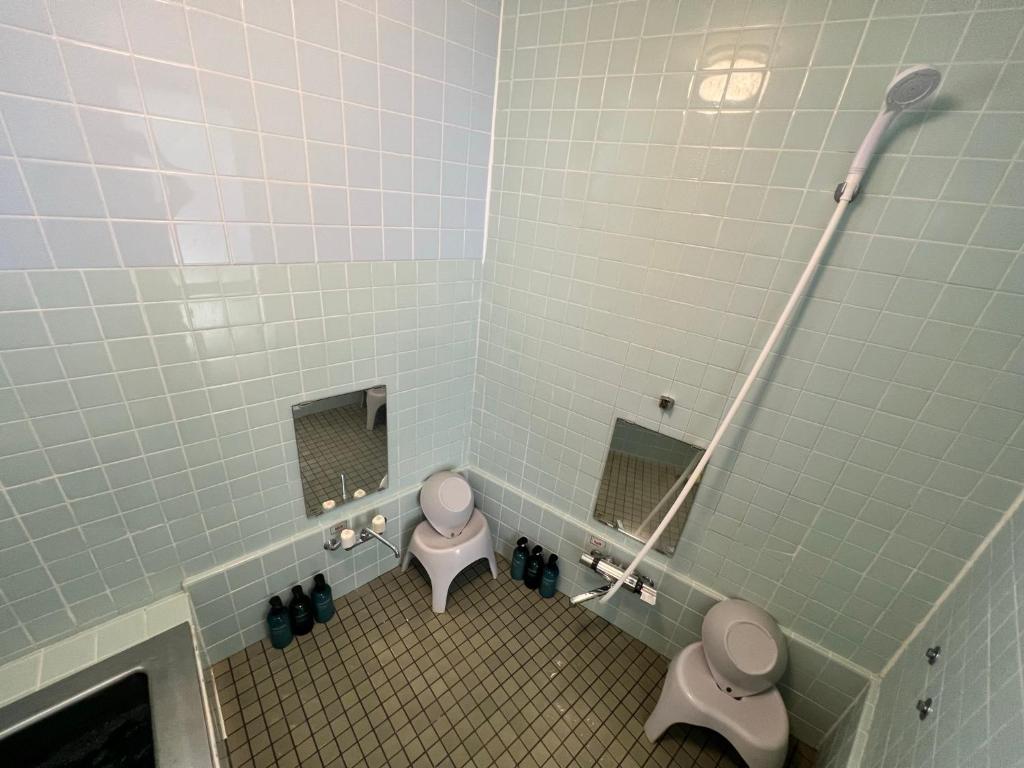 Koupelna v ubytování ALBERGO del otto