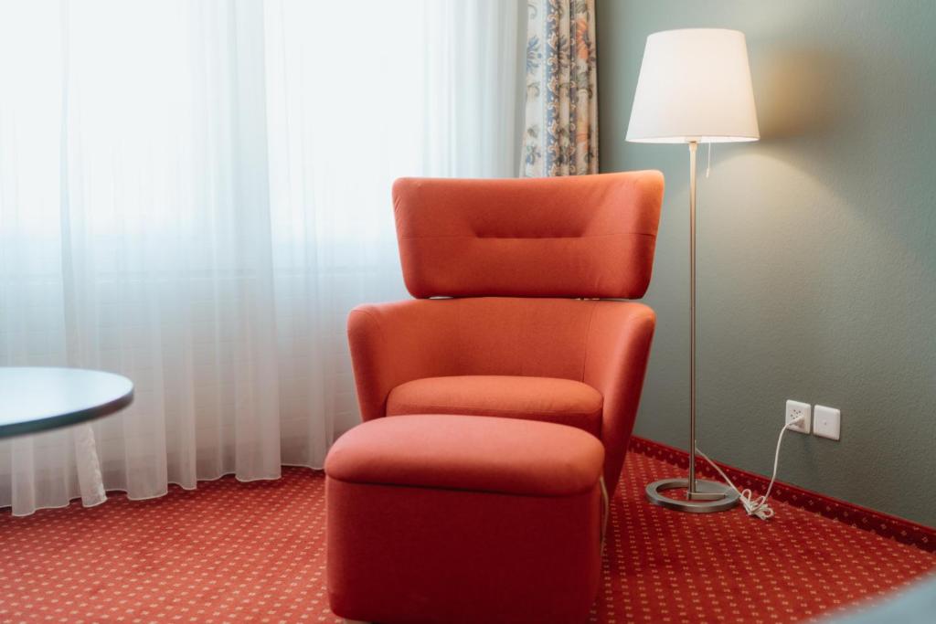 Posezení v ubytování Parkhotel Schwert