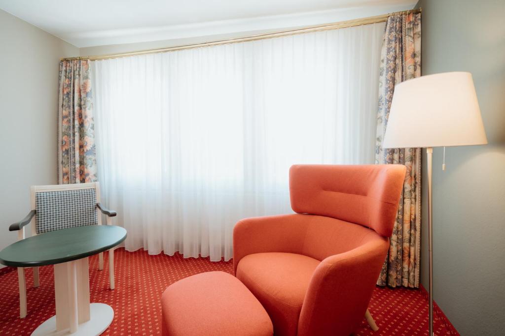 Posezení v ubytování Parkhotel Schwert