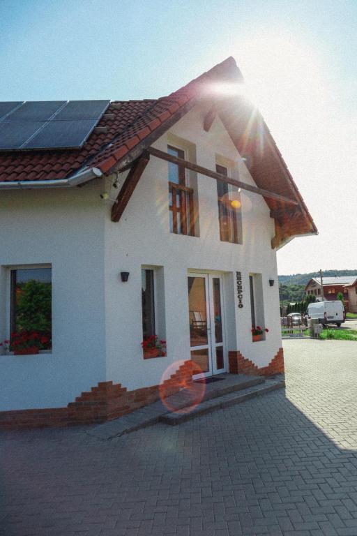 Budova, kde se bed and breakfast nachází
