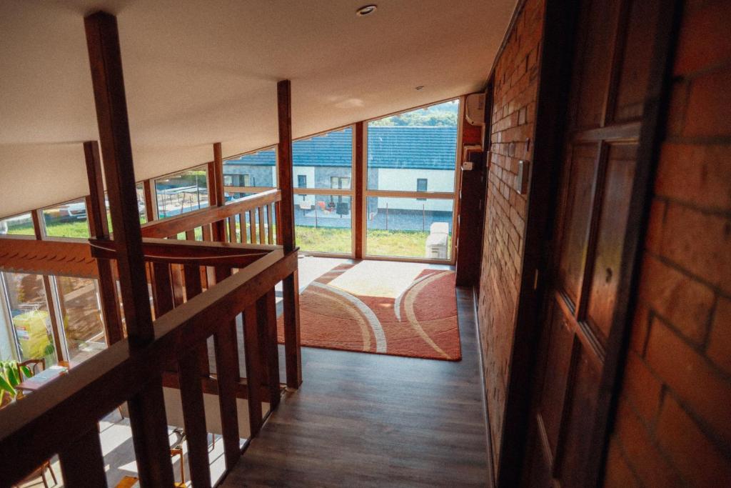 Balkón nebo terasa v ubytování Megnyugtat-lak Apartmanház