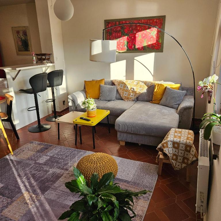 Posezení v ubytování Apartment Salamander