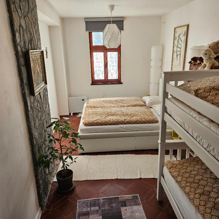 Postel nebo postele na pokoji v ubytování Apartment Salamander