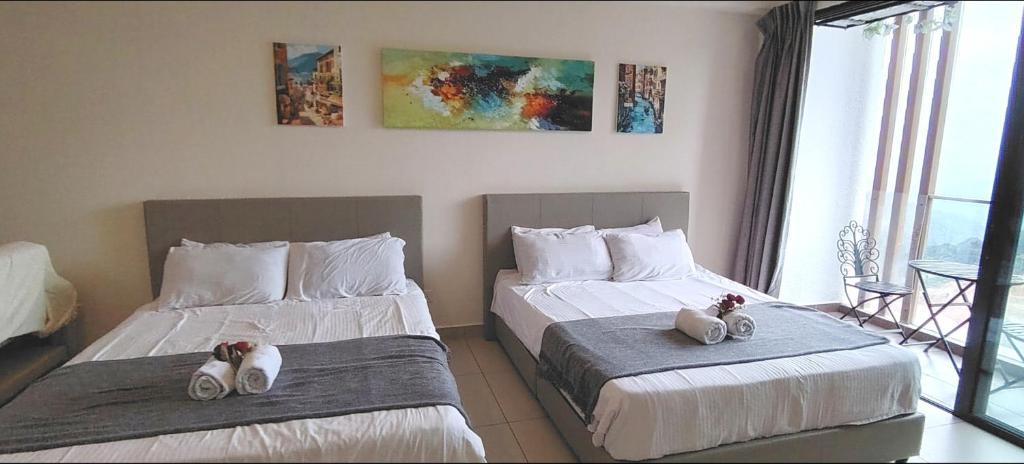 LCP T1 Honeymoon genting highland midhill homestay - 阳台的工作室公寓