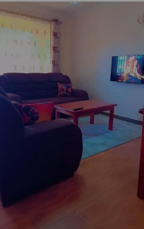 TV a/nebo společenská místnost v ubytování Annie's 1br near sarovawoodlands
