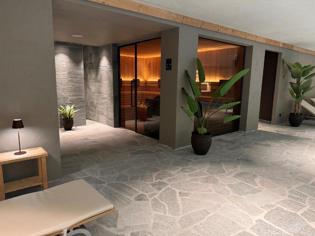 Posezení v ubytování Hotel Gran Fanes
