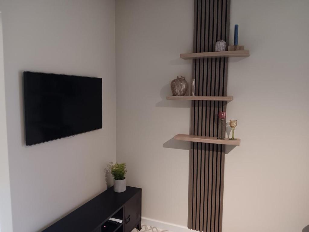 TV a/nebo společenská místnost v ubytování Guesthouse Voorhout