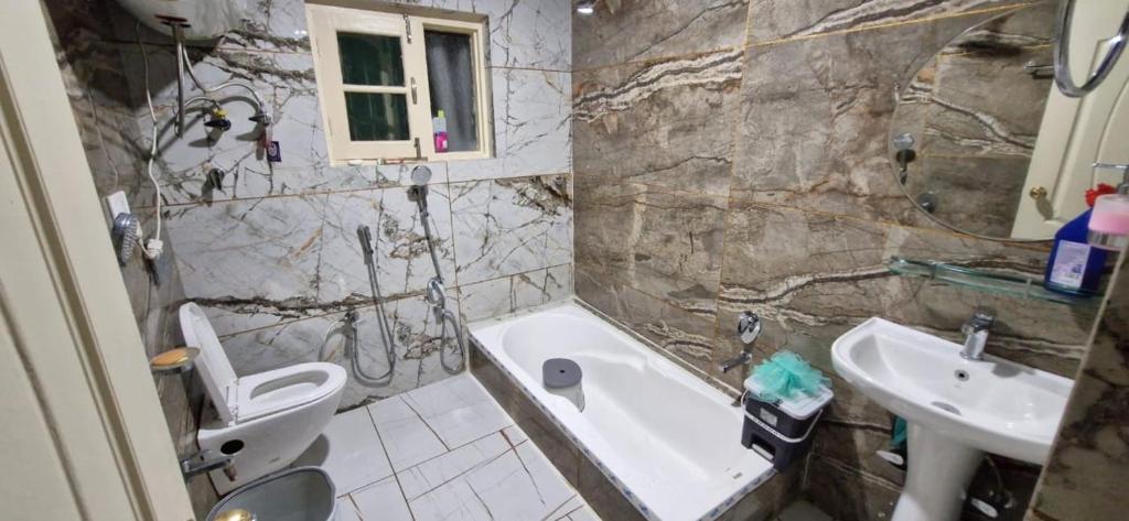 Koupelna v ubytování Cape villa