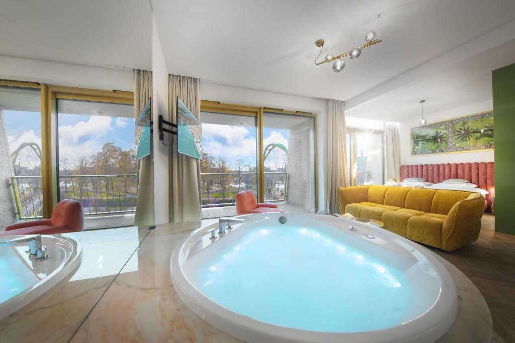 Boulevard Drobnera Residence - Apartamenty z widokiem na Odre - Resim 15