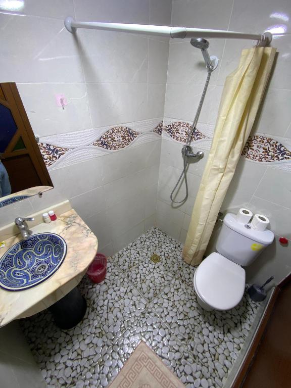 Koupelna v ubytování Riad Dar Rabha