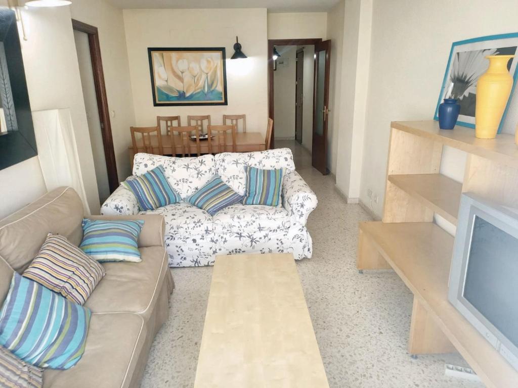 Posedenie v ubytovaní Spacious Apartment in Isla Cristina near Beaches, 115 m²