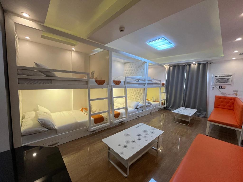 Kuchyň nebo kuchyňský kout v ubytování Rangya Hotel