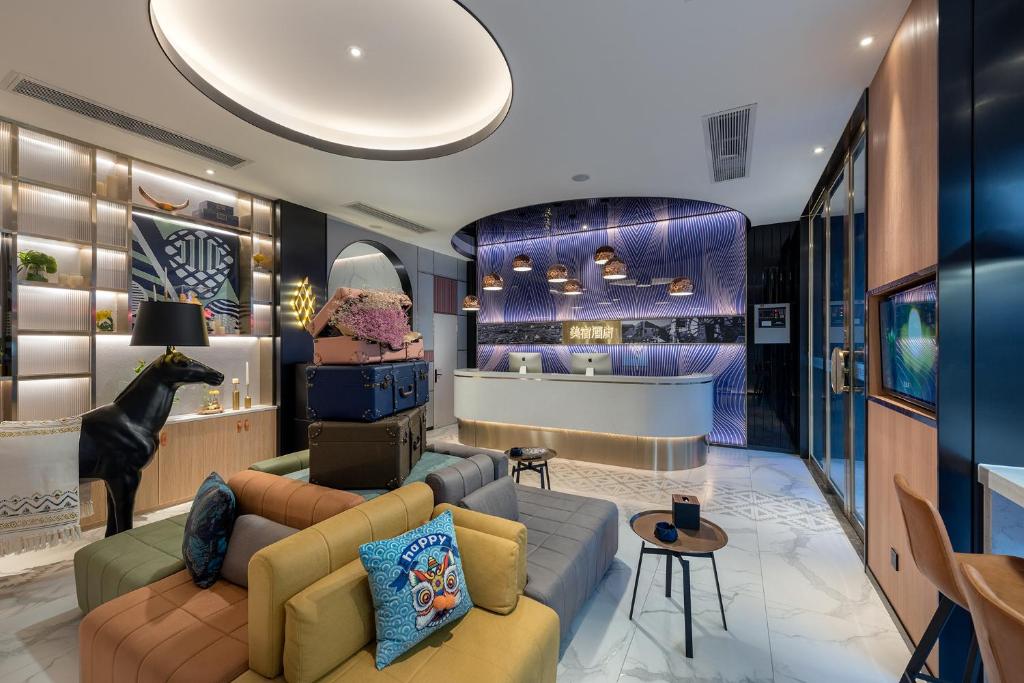 Posezení v ubytování Lijiang MΛISON Hotel