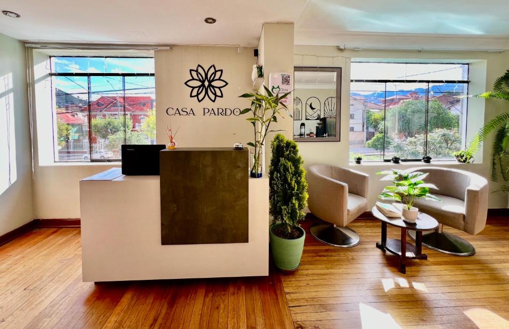 Posezení v ubytování Casa Pardo