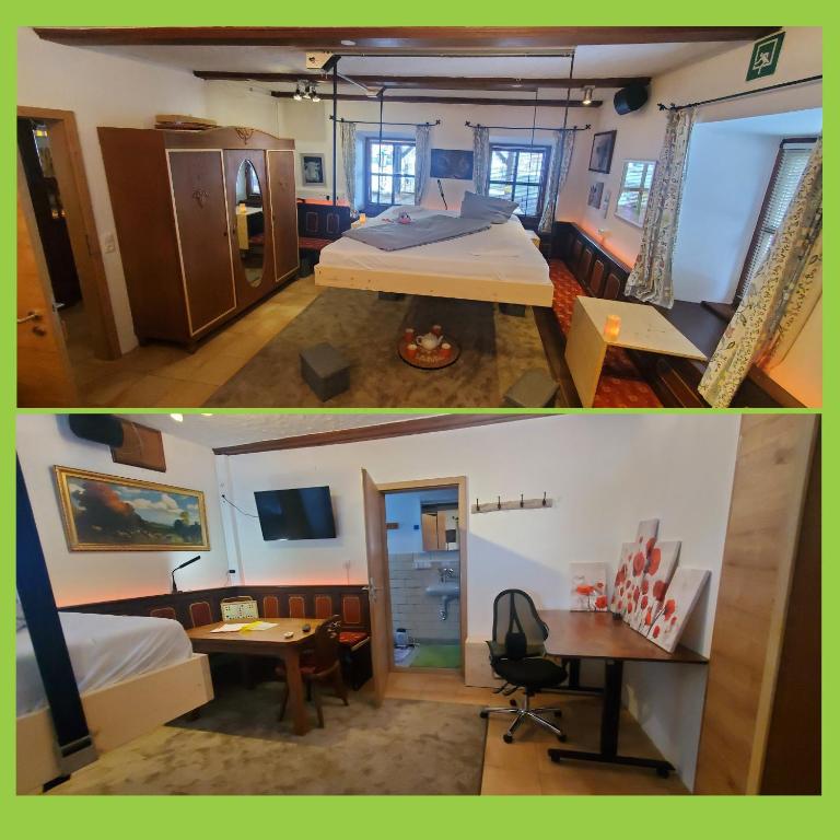 TV a/nebo společenská místnost v ubytování Apparthotel - Pension Ammertaler Hof