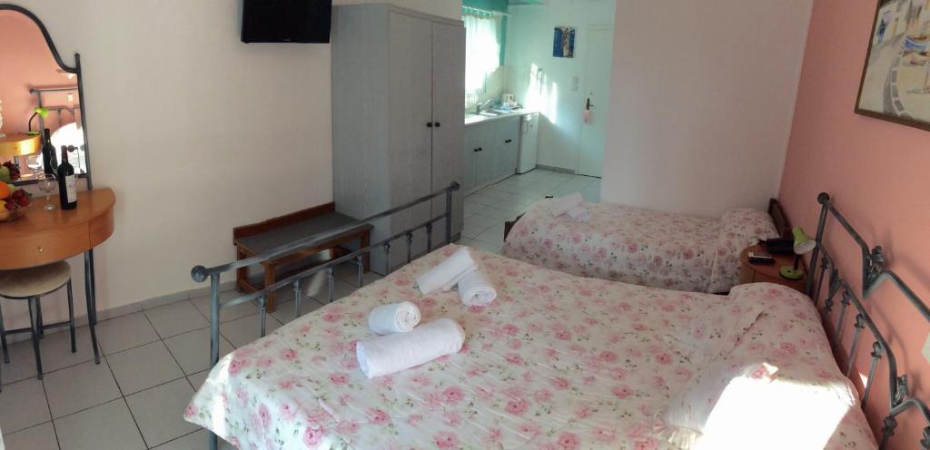 Postel nebo postele na pokoji v ubytování Melissa Gold Coast