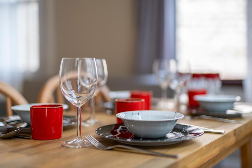 Nápoje v ubytování Kuledibi Suites, Historical 1-bedroom apartment No-2
