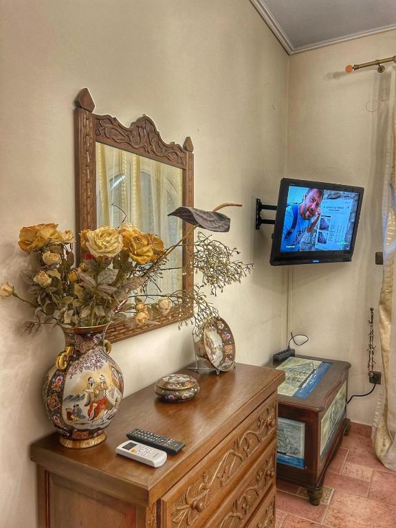 TV a/nebo společenská místnost v ubytování Sunset House