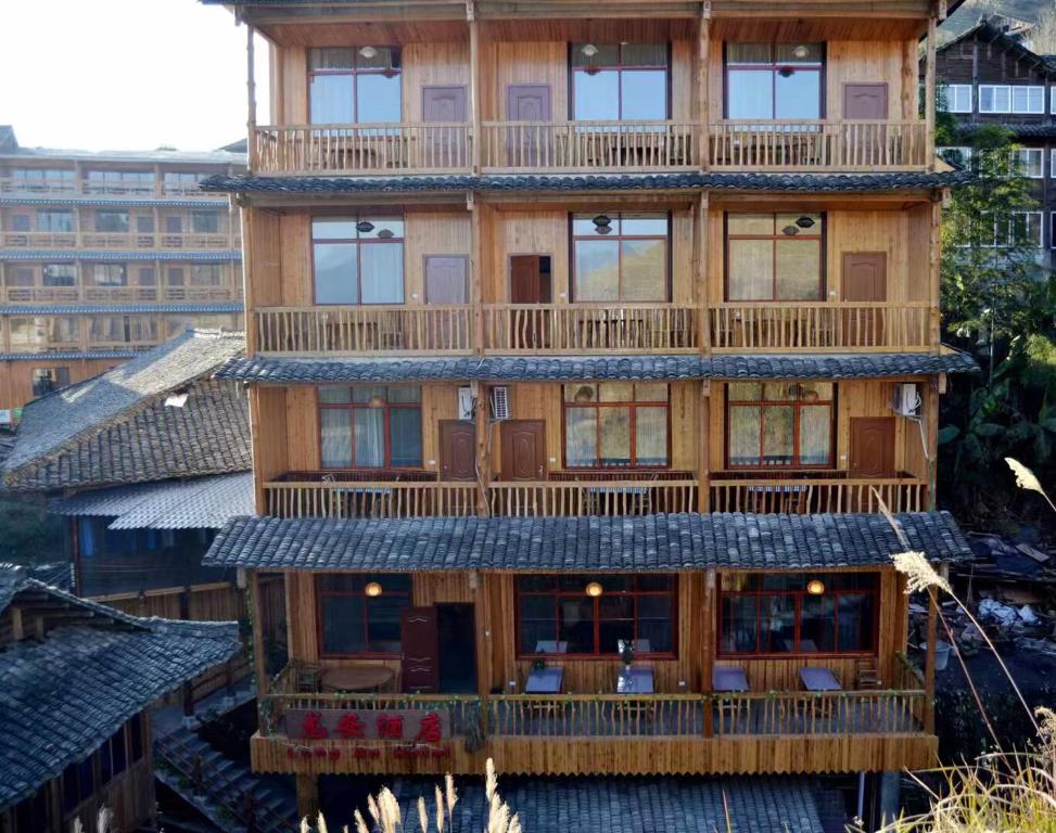 Balkón nebo terasa v ubytování Long An Hotel 龙胜龙安酒店