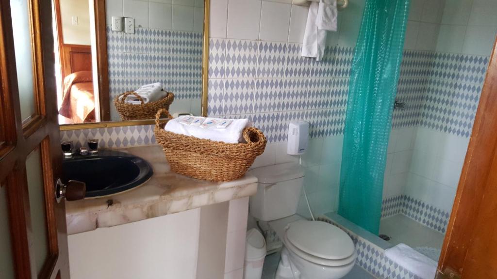 Koupelna v ubytování Hosteria San Carlos Tababela