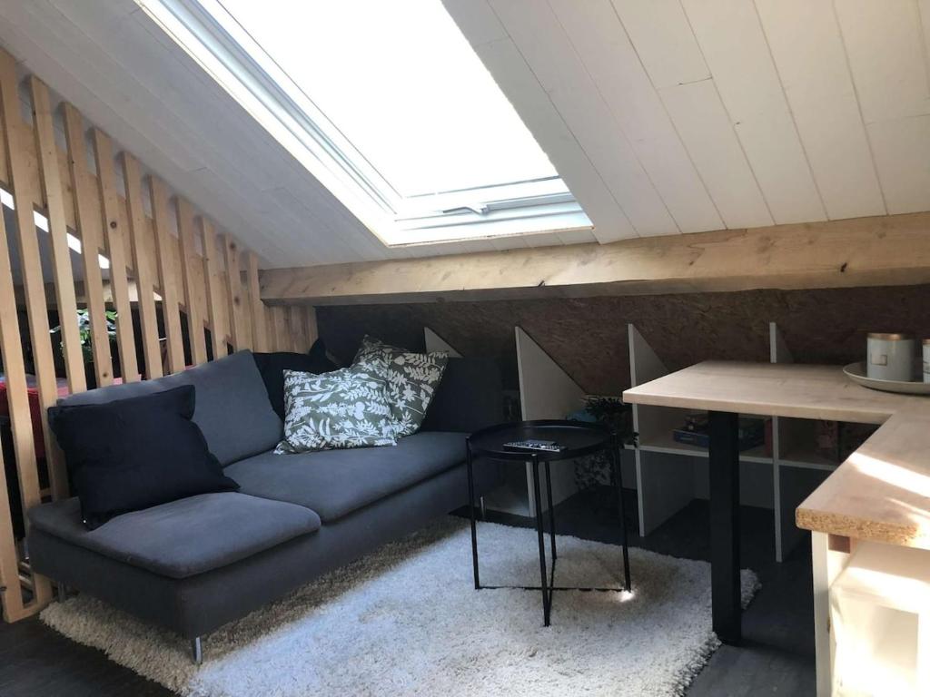 Χώρος καθιστικού στο Studio au cœur du sancy