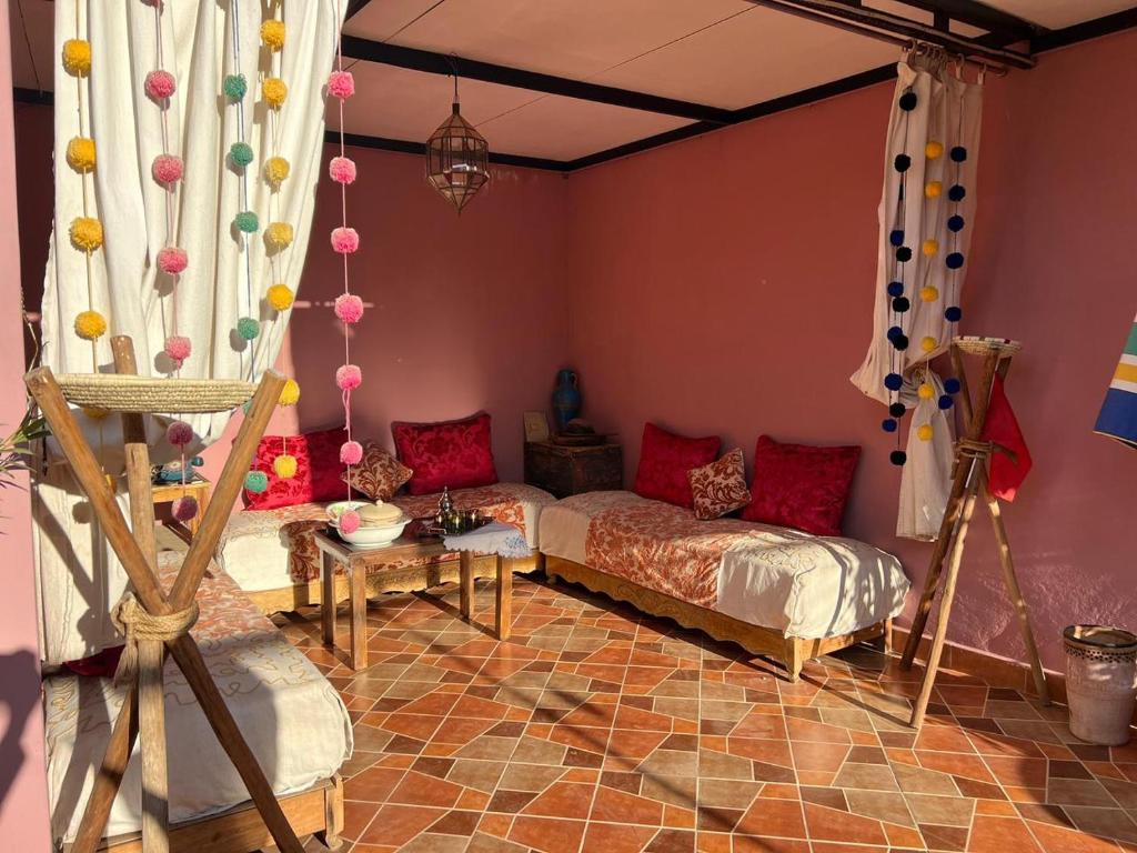 Posezení v ubytování Dar el henna