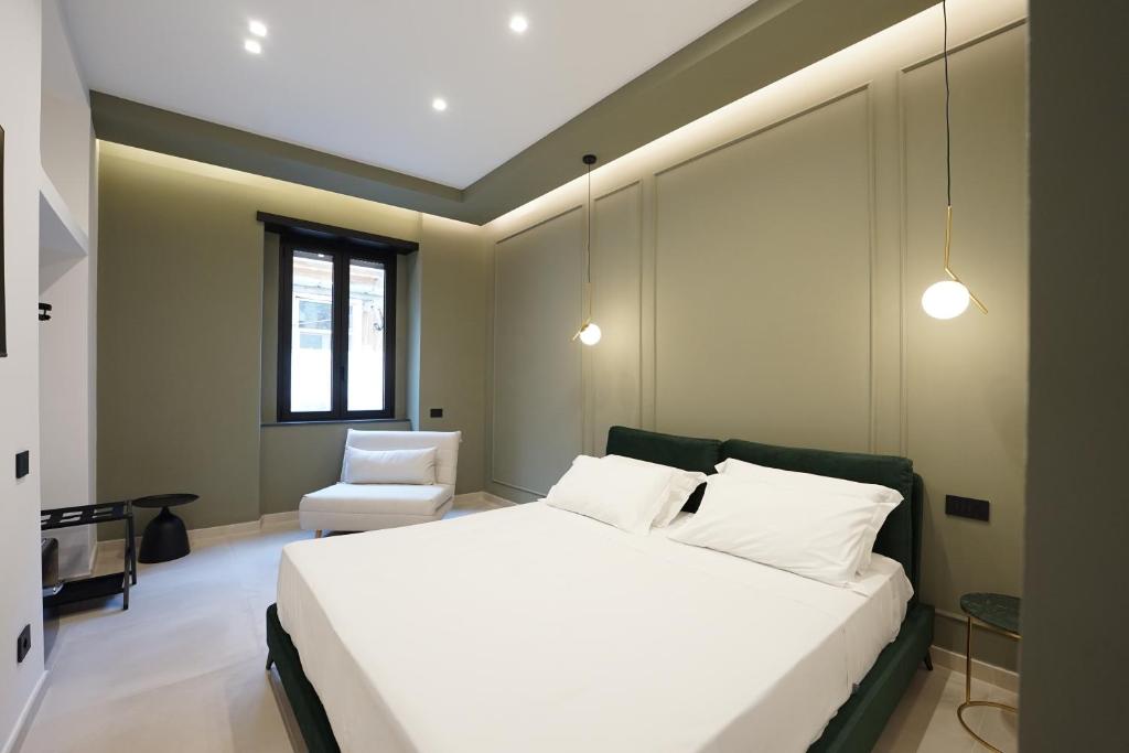 Ένα ή περισσότερα κρεβάτια σε δωμάτιο στο Myto Relais