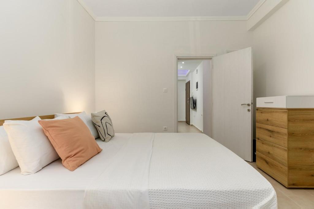 Posteľ alebo postele v izbe v ubytovaní Premium, modern apartment in city center