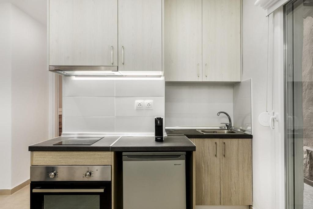 Kuchyňa alebo kuchynka v ubytovaní Premium, modern apartment in city center
