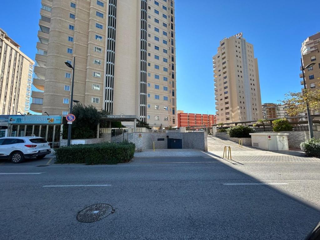 El edificio en el que está el departamento