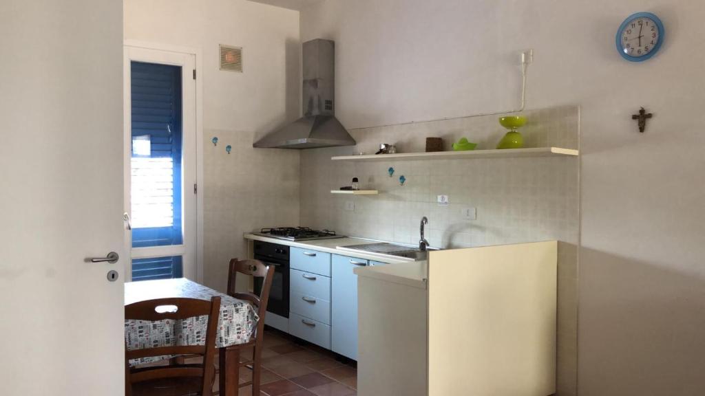 Eldhús eða eldhúskrókur á Residence Favignana