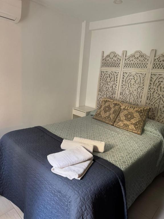 Posteľ alebo postele v izbe v ubytovaní Apartamento LA DORADA