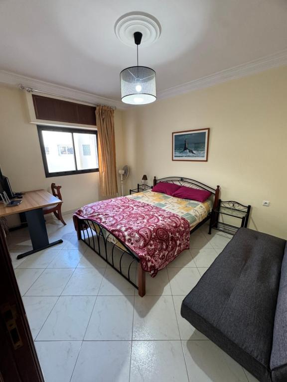 Letto o letti in una camera di Apartment in the Center of Tangier
