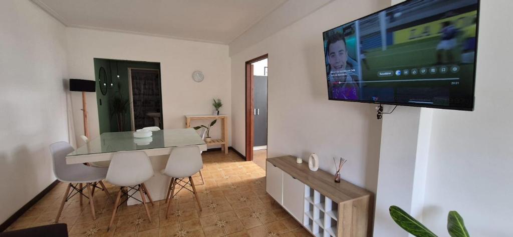 TV a/nebo společenská místnost v ubytování Departamento MAR DEL PLATA