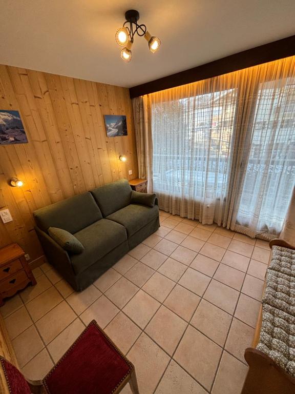 Posezení v ubytování Vue Mont Blanc et toute la chaîne