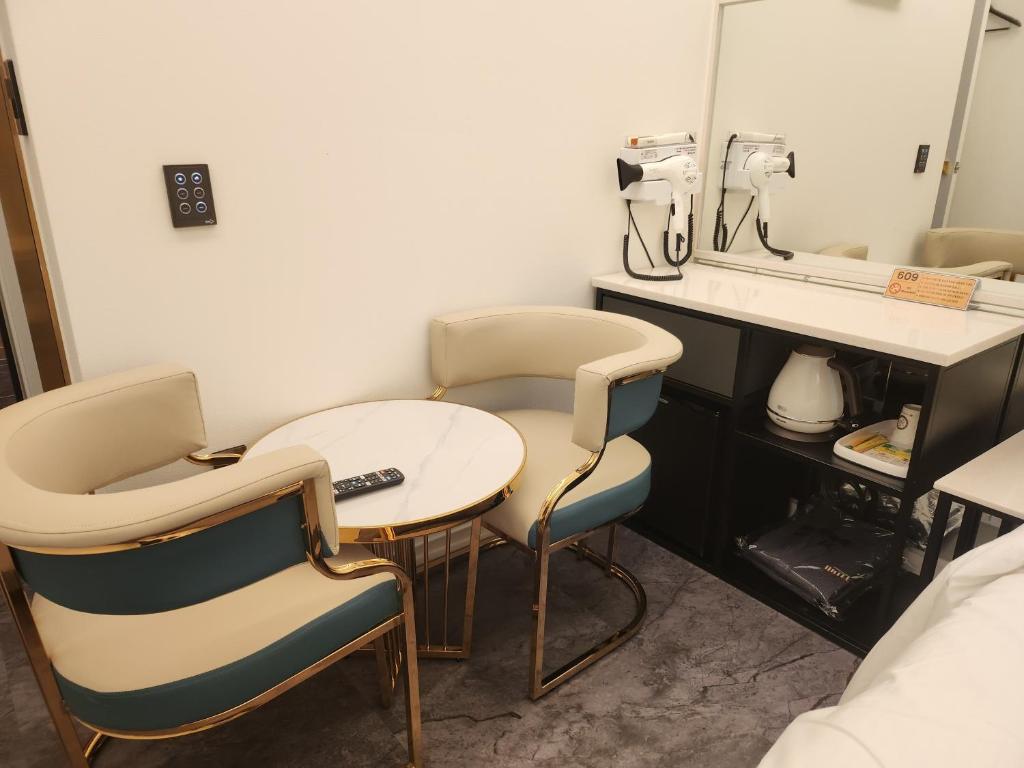 Posezení v ubytování Suwon Hotel Insta
