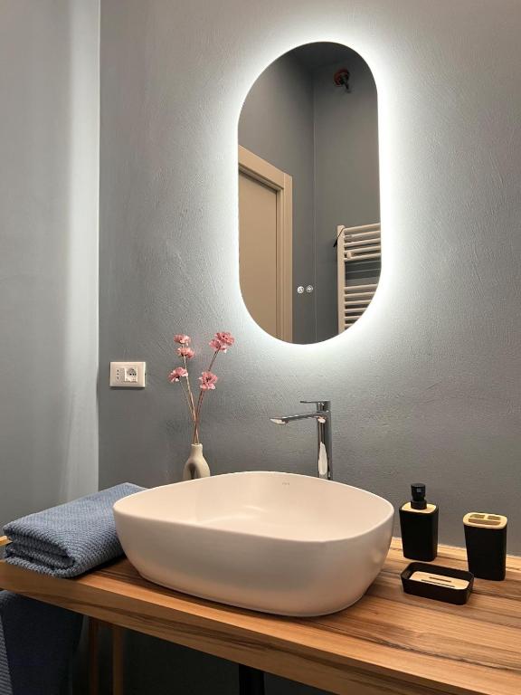 Koupelna v ubytování B&B Il Rifugio Urbano