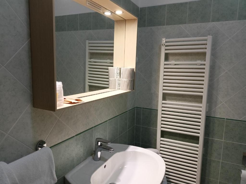 Koupelna v ubytování Hotel Ariston Imperial