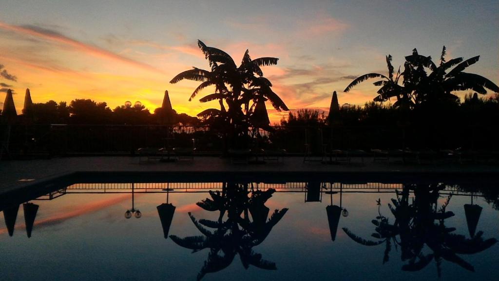 Alba o tramonto visti dall'interno dell'hotel o dai dintorni