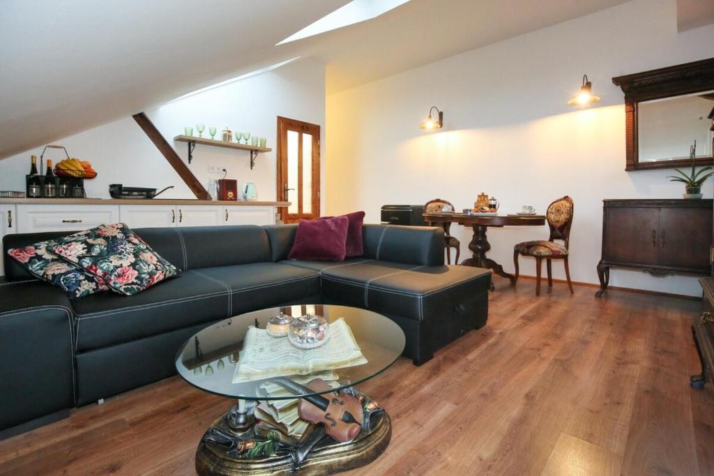 Posezení v ubytování Apartmán Maximilián