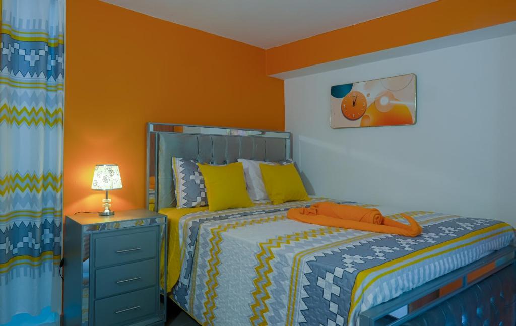 Postel nebo postele na pokoji v ubytování Casa Ballenas1 SF