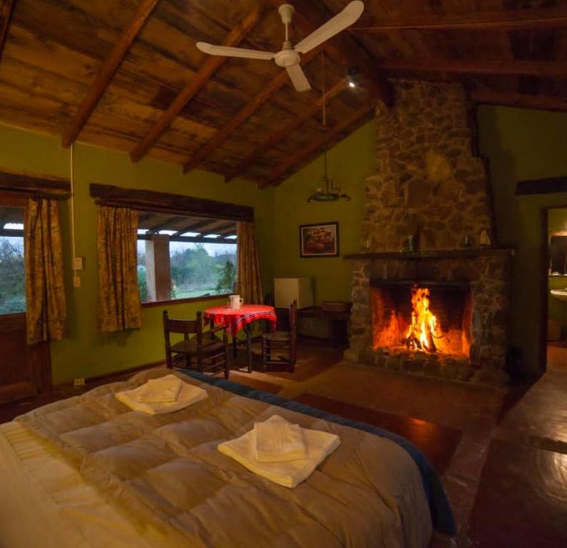 Ένα ή περισσότερα κρεβάτια σε δωμάτιο στο Frambuesas Suites
