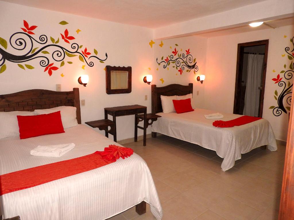 Hotel Posada Las Casas - Habitación Doble Con Dos Camas Dobles
