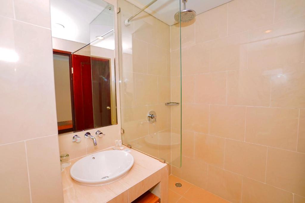 Koupelna v ubytování BRITS HOTEL PANGKALAN BUN